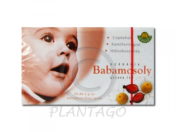 Herbária babamosoly gyermek tea borítékolt filtereres 20x