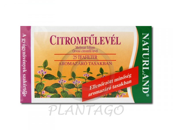 Citromfű filteres Naturland 25x