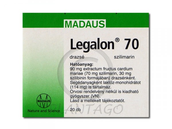 Legalon 70mg bevont tabletta 20x