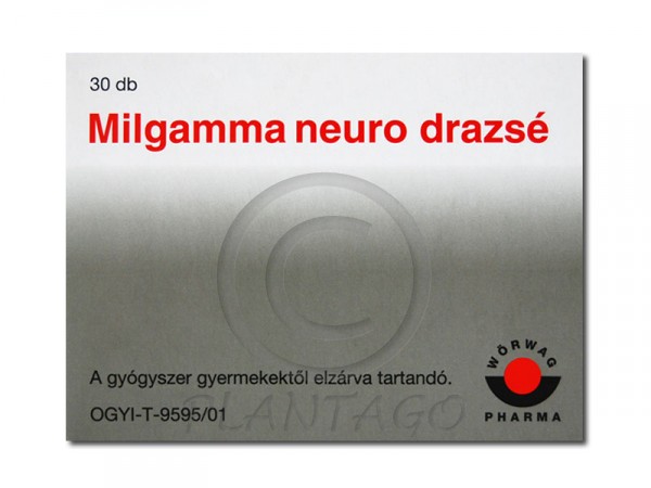 Milgamma neuro 100/100 mg bevont tabletta 30x