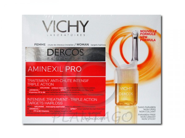 Vichy Dercos Pro aminexil hajhullás elleni ampulla női 12x6 ml