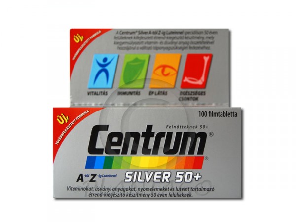 Centrum Silver A-tól Z-ig filmtabletta 100x