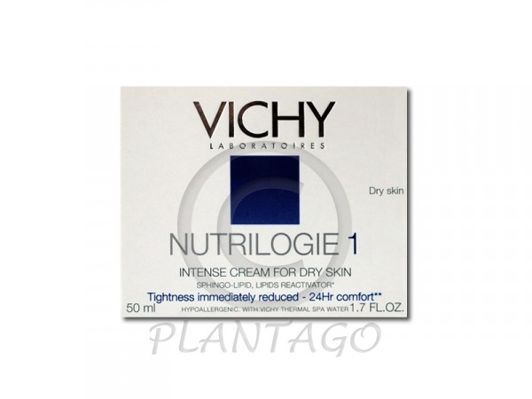 Vichy Nutrilogie 1 mélyápoló krém száraz bőrre 50ml