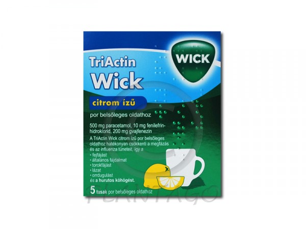 Triactin Wick por belsőleges oldathoz citrom 5x