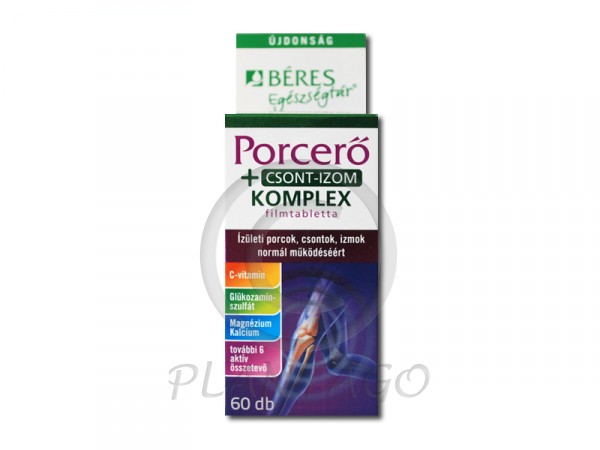 Béres Egészségtár Porcerő +csont-izom komplex 60x