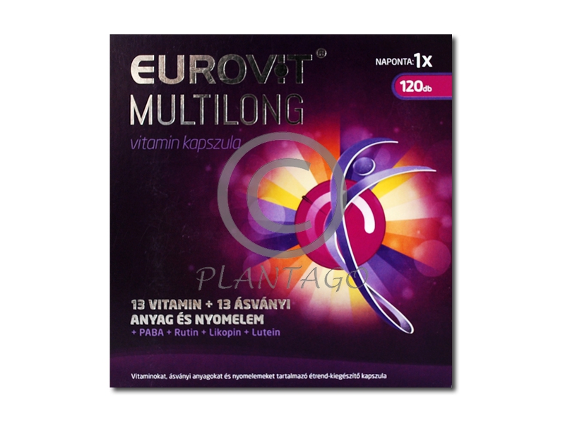 Eurovit multilong vitamin kapszula 120x