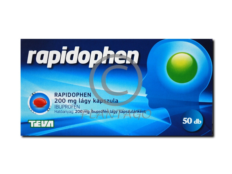 Rapidophen 200mg lágy kapszula 50x