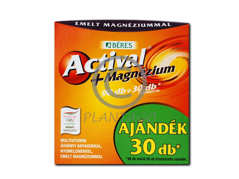 Actival + Magnézium filmtabletta 90+30 darab (120x)