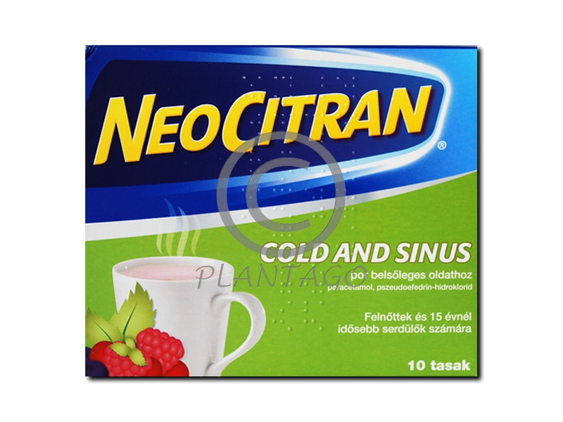 Neo Citran Cold and Sinus por belsőleges oldathoz 10x